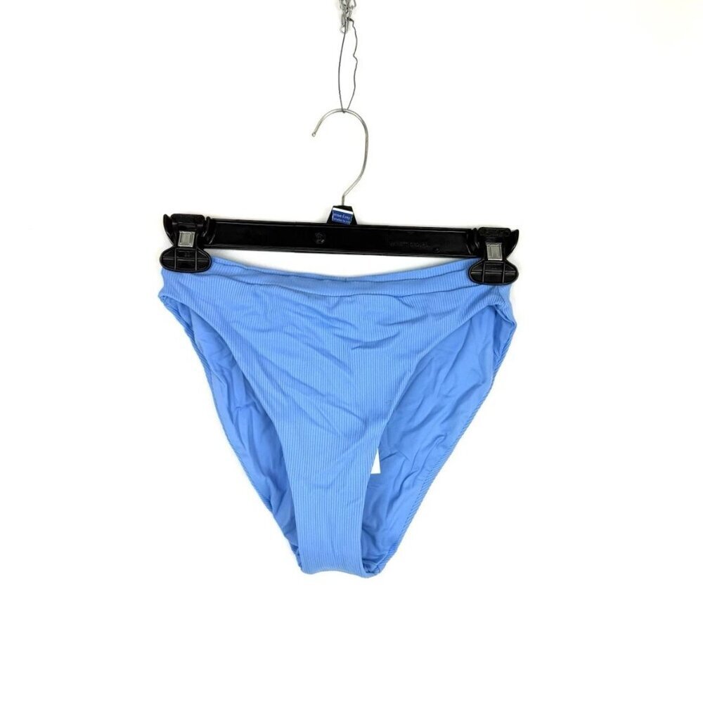 Becca Women’s Blue High Rise Bikini Bottom Size Small
